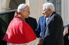 Il Papa a Mattarella, "con l'Italia sincera amicizia"