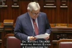 Tajani: "Su partecipazione Forza a Gaza spero nell'unita' politica"