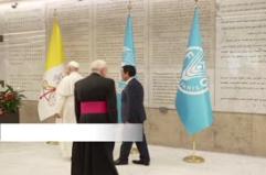 Il Papa, uso della fame come arma di guerra e' un crimine