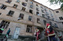Sindaco Kiev, esplosioni e incendi, città sotto attacco Sindaco Kiev, esplosioni e incendi, città sotto attacco
