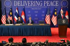 Firmato accordo di pace Thailandia-Cambogia con Trump Firmato accordo di pace Thailandia-Cambogia con Trump