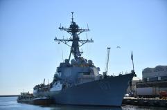 Nave da guerra Usa davanti a coste Venezuela Nave da guerra Usa davanti a coste Venezuela