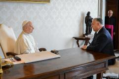 Il Papa vede Orban, conflitto in Ucraina in primo piano Il Papa vede Orban, conflitto in Ucraina in primo piano