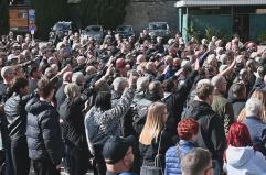 Saluti romani a Predappio, una trentina di identificati Saluti romani a Predappio, una trentina di identificati