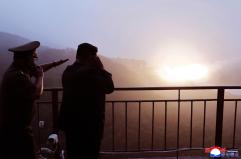 Test balistico di Pyongyang prima della visita di Trump a Seul Test balistico di Pyongyang prima della visita di Trump a Seul