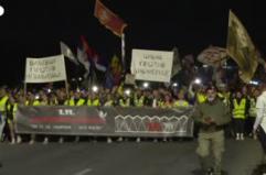 Un anno fa la tragedia di Novi Sad, migliaia di serbi in piazza