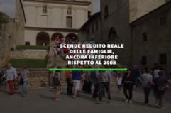 Scende reddito reale delle famiglie, ancora inferiore rispetto al 2008