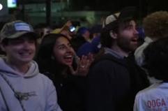 World Series di baseball, e' ancora Dodgers: la gioia dei tifosi a Los Angeles