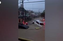 Strade come fiumi, il tifone Kalmaegi si abbatte sulle Filippine