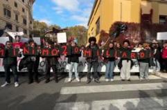 No Meloni day a Roma, universitari sotto il ministero