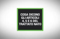 Cosa dicono gli articoli 4, 5 e 6 del Trattato Nato