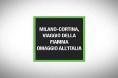 Milano Cortina, viaggio della Fiamma omaggio all'Italia