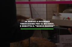 In arrivo a dicembre tredicesime per 42 miliardi. Debutta il "bonus mamme"