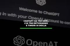 ChatGpt ha tre anni, l'IA tra entusiasmo e timori di bolla