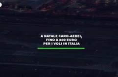 A Natale caro-aerei, fino a 800 euro per i voli in Italia