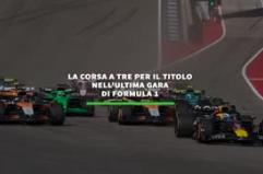 La corsa a tre per il titolo, nell'ultima gara di Formula 1