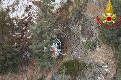 Elicottero caduto in Valtellina, un passeggero è morto