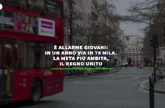 E' allarme giovani: in un anno via in 78 mila