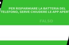 Ansa VERIFIED - Per risparmiare la batteria del telefono, bisogna chiudere le app aperte?