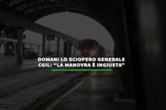 Domani lo sciopero generale CGIL: "La manovra e' ingiusta"