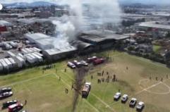 Precipita un jet privato in Messico, soccorritori al lavoro a Toluca