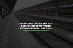 Trasporto locale in crisi, risorse in calo del 38% rispetto al 2009
