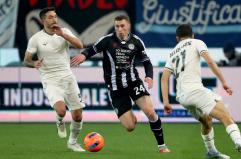 Serie A: Udinese-Lazio 1-1