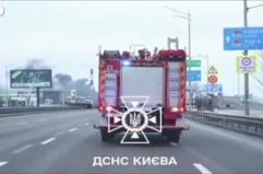 Danni e feriti nella regione di Kiev, i soccorritori al lavoro