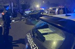 Frontale tra due auto a Roma, tre morti e un ferito grave