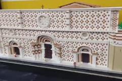 La Basilica di Collemaggio dell'Aquila in 90mila mattoncini Lego