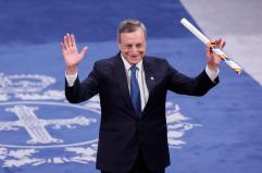 Il premio Carlo Magno a Draghi, 'per la sua grande azione per l'Ue'