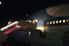 L'aereo di Trump diretto a Davos torna indietro, causa un problema elettrico