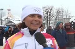 Milano Cortina, la fiaccola olimpica saluta la Val Gardena