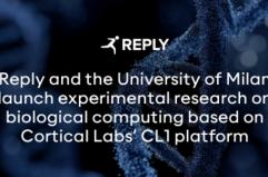 Comunicato Stampa: Reply e Universit&agrave; degli Studi di Milano avviano una ricerca sperimentale sul biological computing