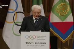 Mattarella dichiara aperta la 145esima sessione del Cio