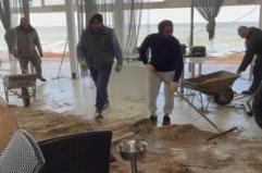 Maltempo nelle Marche, allagamenti e danni a Porto Recanati