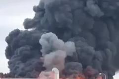 Rutigliano, incendio  in un capannone della Terminal Puglia