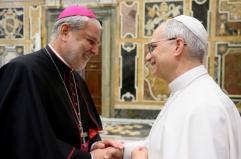 L&rsquo;arcivescovo di Foggia mons. Giorgio Ferretti ricevuto in Vaticano da Papa Leone XIV
