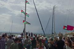 Global Sumud Flotilla, a Siracusa il saluto alle imbarcazioni italiane