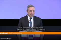 Ue, Draghi "L'inazione minaccia la competitività e la sovranità"