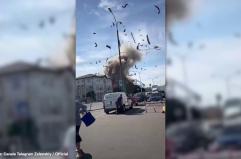 Ucraina: un drone russo colpisce un palazzo a Kharkiv, 4 feriti