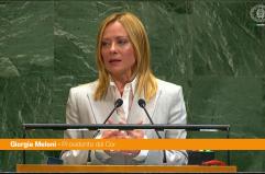 Onu, Meloni "Serve un nuovo modello di cooperazione"