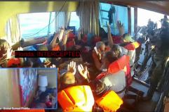 La Marina israeliana ferma la Flotilla, le immagini dell'abbordaggio