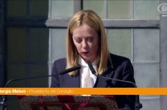 Meloni "Senza dialogo col diverso germoglia il virus della guerra"