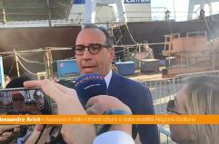 Inaugurazione traghetto Ro-Pax, Aricò "Prima nave Made in Sicily"
