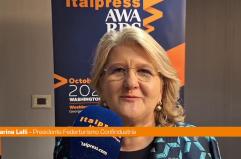 Italpress Awards, Lalli "Orgogliosa di ricevere questo premio"