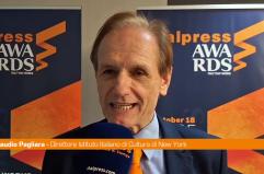 Italpress Awards, Pagliara "Provo un grande senso di riconoscenza"