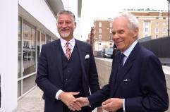 Giuli visita mostra Webuild EVOLUTIO, "Autobiografia dello sviluppo"