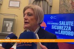 Calderone "Lavoro regolare vuol dire lavoro sicuro"