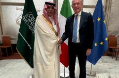 Italia-Arabia Saudita, Urso incontra il ministro del commercio Al-Kassabi Italia-Arabia Saudita, Urso incontra il ministro del commercio Al-Kassabi